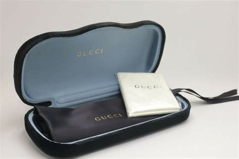 velvet gucci glasses case|Gucci sunglasses with case.